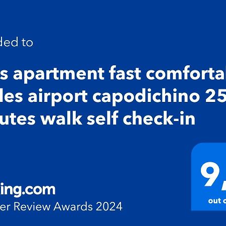 Miris Apartment Fast Comfortable Naples Airport Capodichino 25 Minutes Walk Self Check-In المظهر الخارجي الصورة